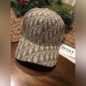 Designer Monogram Logo Hat Mens